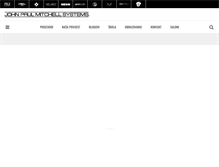 Tablet Screenshot of paulmitchell.hr